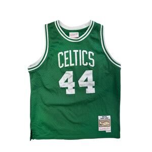 Boston Celtics Danny Ainge Jersey Youth L Mitchell Ness NBA Basketball #44 Green